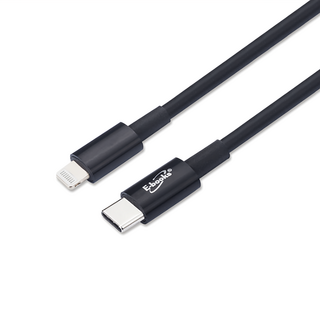 E-books Type-C-Lightning快充傳輸線 X84 蘋果MFi認證 支援20W快充, 1.5m, 黑色, 1條