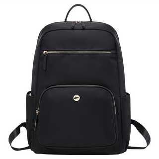 A9891 韓系文青系列 多格層手提肩背兩用包 獨立電腦夾層 雙層空間設計, 黑色, 15.6 inch