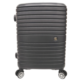 新古典加大登機旅行箱 20吋 ABS塑膠, 黑色