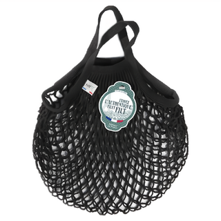 Filt1860 經典手工編織袋 - 法國百年老牌, 環保時尚潮流收納, S, 經典黑, 1件
