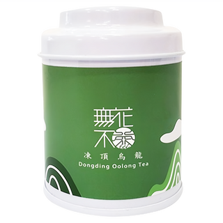 無藏茗茶 凍頂烏龍 三角立體茶包 小茶罐 Set, 比賽等級烘焙工法 微燻炭香 金黃茶湯 口感醇厚濃香, 3.2g, 3包, 1罐