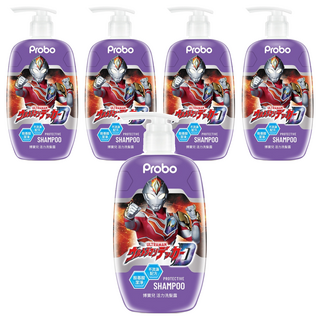 博寶兒 ULTRAMAN 活力洗髮露 胺基酸潔淨 不流淚配方, 500ml, 5瓶