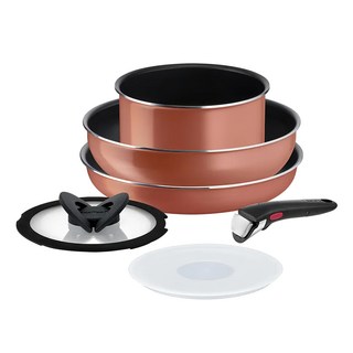 Tefal 特福 巧變精靈系列 鍋具6件組, L1679622, 魅惑紅, 1組