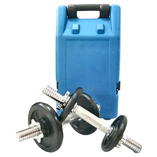 Healgenart 強力啞鈴 居家全身訓練 肌耐力訓練 自由調整強度 含精緻收納盒, 21.14kg, 1組, 45002