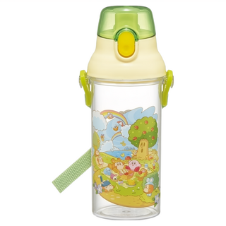 Skater PSB5TR 半透明兒童直飲水壺, 星之卡比 綠色, 480ml, 1個