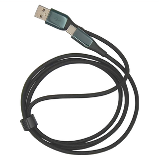 NOKIA 諾基亞 Pro USB-A to USB-C 數據線 125cm 2A快速充電線 耐用不易斷裂, 夜幕綠, 1條