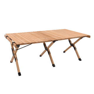 Mountainhiker 山之客 碳鋼蛋捲桌 SZK1017-120, 胡桃色, 1個