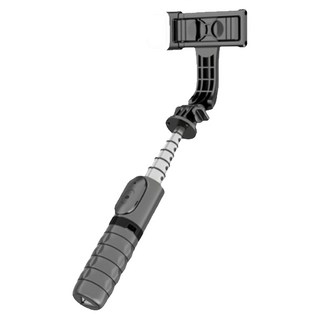 OMG 補光燈藍牙自拍棒, 黑色, 1支, Q11S