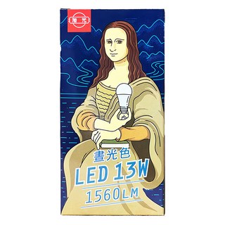 旭光 LED 13W綠能燈泡 黃光 E27 節能 柔和舒適, 1個