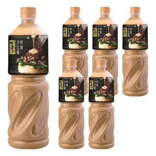 統一 四季 胡麻沙拉醬, 950ml, 6瓶