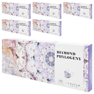 CHACER 佳和口罩 成人4D立體醫用口罩, 鑽石演化論 紫色, 5片, 6盒