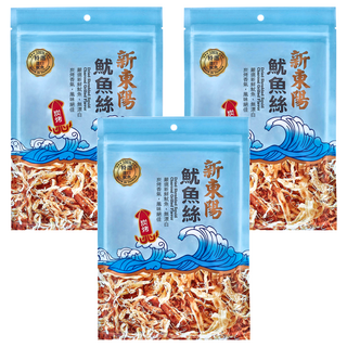 新東陽 魷魚絲 炭烤 嚴選新鮮魷魚, 85g, 3包