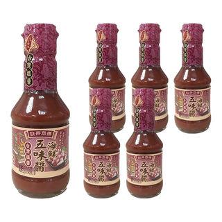 味全 台灣搵醬 海鮮五味醬, 200g, 6瓶