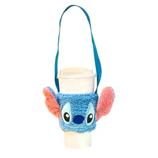 Disney 迪士尼 絨毛飲料杯套 CA717 史迪奇, 1個