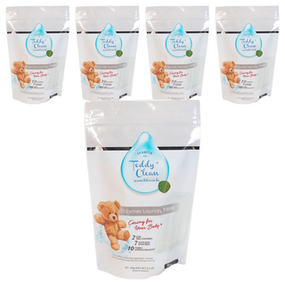 清淨海 Teddy Clean系列 植萃酵素洗衣膠囊 小蒼蘭香, 30顆, 5袋