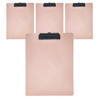 文件板夾 A4 700g, 粉色, 4個