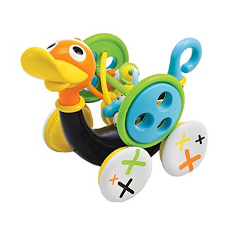 Yookidoo 串珠呱呱鴨拉車, 趣味造型, 鮮豔色彩, 促進手眼協調, 激發感官發展, 音樂系列, 1個