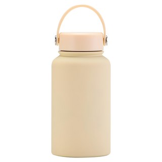 麥果 陶瓷涂層內膽保溫杯 650ml, 304不鏽鋼材質, 雙層真空設計, 保溫保冷, 顏色隨機, 1個