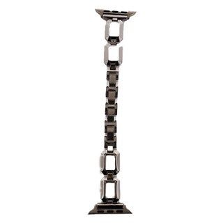 DAYA 極簡復古冷淡風方形金屬錶帶 氣質銀 Apple Watch, 1條