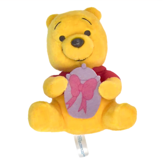 SEGA 小熊維尼絨毛玩偶, 10cm, 抱蜂蜜罐款 黃色, 1個