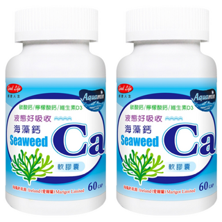 good Life 得意人生 海藻鈣軟膠囊, 60顆, 2罐