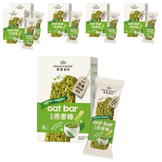 宴麥森林 燕麥棒-玄米抹茶 日本抹茶佐玄米粒 酥脆紮實茶香濃, 32g, 36包