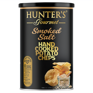 HUNTER'S gourmet 手工洋芋片 煙燻鹽味, 150g, 1罐