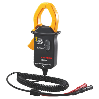 MASTECH 邁世 MS3302 AC 數字鉗形傳感器, 55mm, 1000A 直流/交流電流, RoHS CE認證, 1個