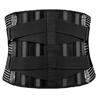 XA 彈力牽引雙重加壓鋼板護腰, 雙向加壓設計, 網布材質, 全方位支撐, L, 1件