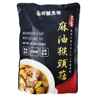 初誠良物 京宴 麻油猴頭菇, 上等猴頭菇, 冬季滋補首選, 450g, 1包