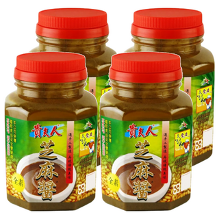 貴夫人 特級芝麻醬, 520g, 適用於大餅、饅頭、涼麵、土司等, 4罐