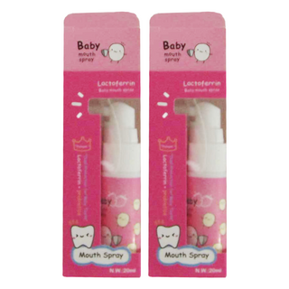 KU.KU Duckbill 酷咕鴨 寶寶乳鐵蛋白潔牙噴霧，添加木醣醇，食用級原料，全面口腔保護, 20ml, 2瓶