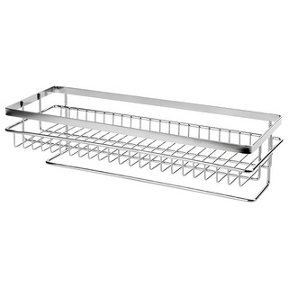 spider loc 免鑽孔毛巾置物架 收納架 + 掛勾 Set, 收納架(335 x 122 x 95mm + 295 x 60mm)+掛勾(220 x 75mm), 銀色, 1組