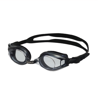 SAEKO 度數款 近視泳鏡 S810P -2.0, 平面光學鏡片 抗UV防霧 低水阻 全矽膠眼罩頭帶 柔軟貼合 佩戴舒適, 黑, 16 x 16 x 3.5cm, 1個