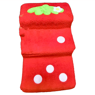 寵物專用整套樓梯, 可拆洗布套, 高密度回彈海綿, 均碼, 大紅色粉嫩草莓, 1個