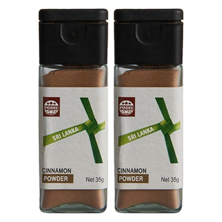 PODIE 公平貿易肉桂粉 斯里蘭卡原產, 35g, 2瓶