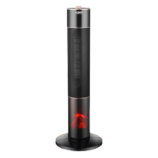 SOnGEn 松井 3D擬真火焰 陶瓷電暖爐 原廠保固, 黑色, SG-071TC