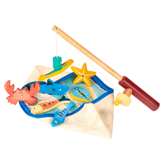 Mentari 123釣魚趣 櫸木玩具 3歲以上適用, MT7303, 1組