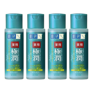 Hadalabo 肌研 藥用極潤保濕化妝水 含薏仁精華 添加甘草酸 長效鎖水, 170ml, 4瓶