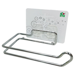 家而適 衛生紙架 捲筒廚房紙巾架, 免釘免鑽, 單色, 浴室廚房適用, 銀色, 1個