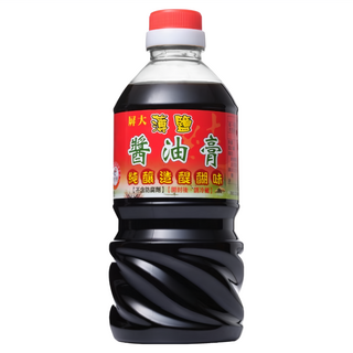 屏大 薄鹽醬油膏 560ml, 使用非基因改造黃豆及台灣自產黑豆, 未添加鉀鹽、焦糖色素, 不含防腐劑, 1瓶