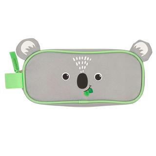 ZOOCCHiNi 無尾熊 KAI 筆袋 - 輕量 耐用防髒污 適用於天天使用, 灰色, 1個