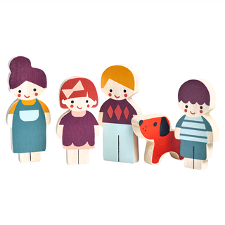 mentari溫馨娃娃一家人 MT7651, 1組, Multicolored