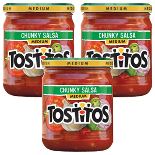 TOSTITOS 莎莎醬，中等辣度, 439.4g, 3罐