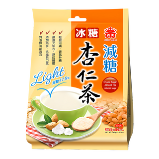 義美 沖泡 冰糖杏仁茶 減糖, 12包, 28.5g, 1袋