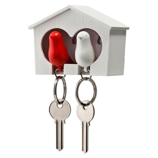 QUALy 迷你雀兒愛巢, 白屋 + 白鳥 + 紅鳥, 1個