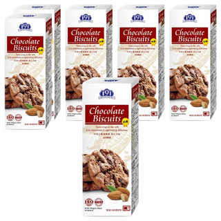 191 巧克力風味餅乾 杏仁口味, 使用法國奶油 美國葡萄 荷蘭可可, 150g, 6盒