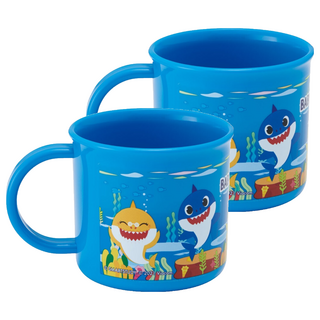 Skater 塑膠AG抗菌漱口杯 7.4 x 6.8cm 200ml, Blue, 2個