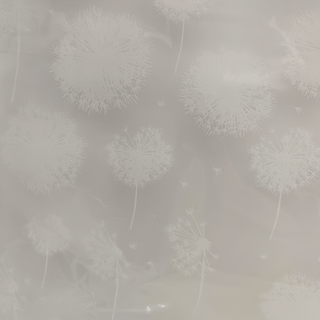 超大抗UV隔熱防窺自黏玻璃貼, 60X295CM, 295 x 60cm, 蒲公英