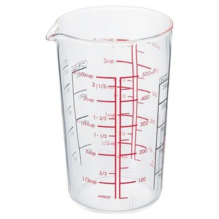 HARIO 好璃奧 玻璃量杯, 玻璃 透明色, 500ml, 1個